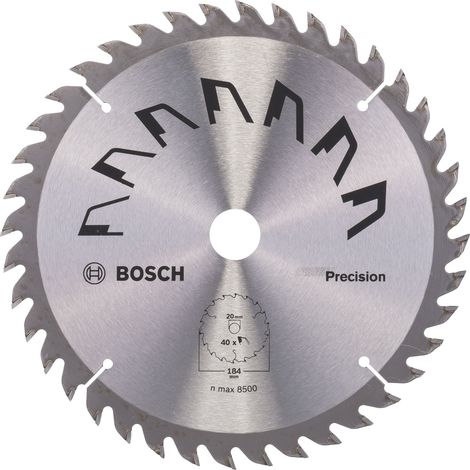 Bosch Präzisionstrennscheibe 184 x 20 mm, 40 Zähne