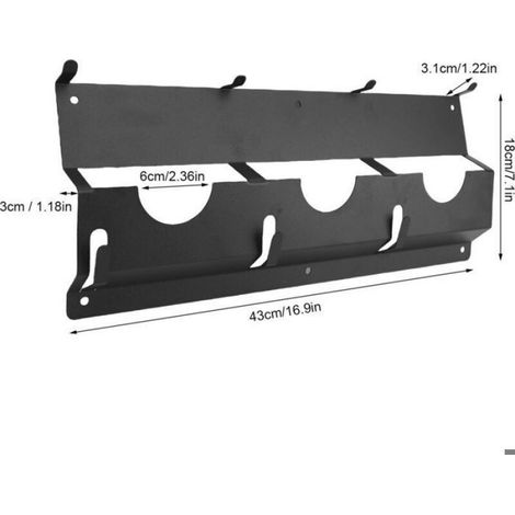 Porte-Outils Magnétique, Support Mural pour Meuleuse d'angle Robuste, Organise les Outils électriques et les Accessoires (1/5)