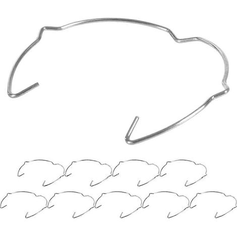 Lot de 10 anneaux de fixation pour cloisons sèches, clips de réparation, anneaux de fixation pour ampoules et lampes. (1/5)
