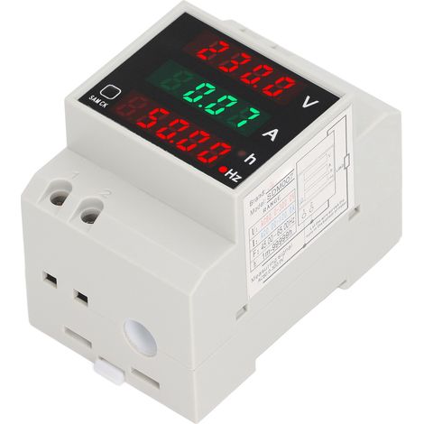 Digitaler Einphasen-Stromzähler 80-300V 100A, Verbrauchsmesser, Amperemeter, Voltmeter, Wechselstrom-Wattmeter, Leistungs- und Spannungsmonitor, Haushaltsmessgerät. (1/5)