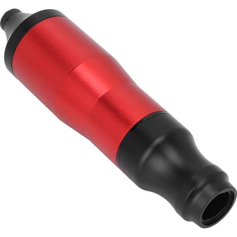 Stylo à tatouer rotatif en alliage d'aluminium avec interface CC, clip de fixation et cordon pour tatouage, machine à liner et shader, noir et rouge. (1/5)