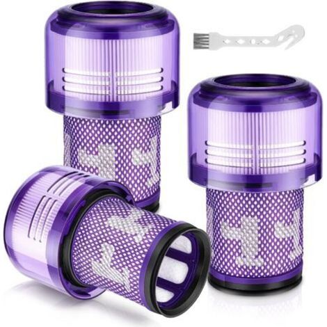 Confezione da 3 filtri HEPA per Dyson V12 Detect Slim Absolute, accessori di ricambio per filtri V12, ricambi lavabili, accessori per aspirapolvere Dyson, filtro V12 971517-01
