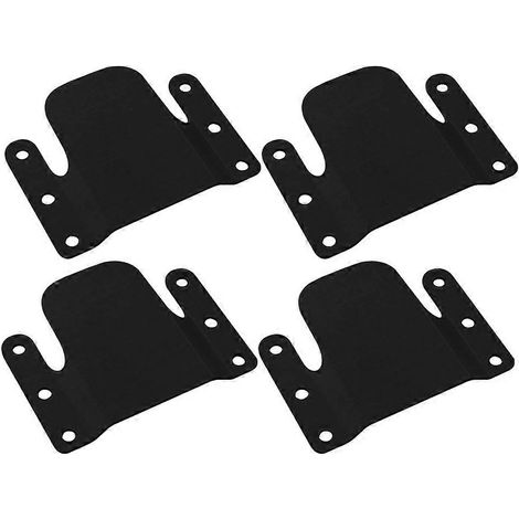Connecteurs pour canapé modulaire, accessoires de meubles noirs, ensemble de remplacement de 8 pièces (1/5)