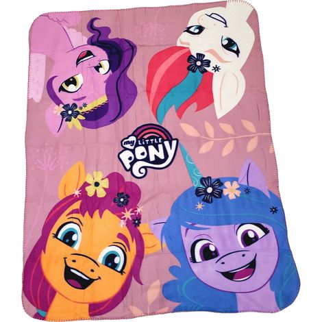 Manta polar infantil de My Little Pony, 110 x 140 cm. (1/3)
