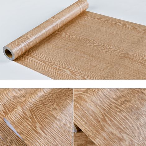 rouleaux de papier peint auto-adhésif imperméable autocollants de sol antidérapants oléofuges amovibles-couleur Hallyu 10 Bois (1/4)