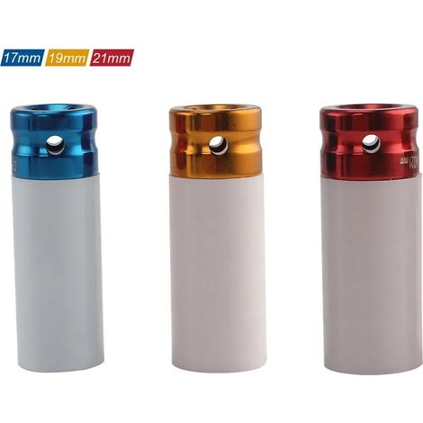 Clé à douille métallique (19 mm) 1 pièce, outil de réparation pour boulons de roues et pneus de voiture, outil manuel pour douilles profondes (1/5)