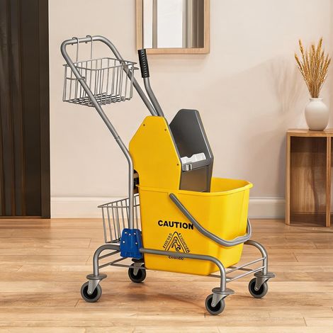Accessoire de nettoyage jaune en PP 73 x 45 x 95 cm (1/5)