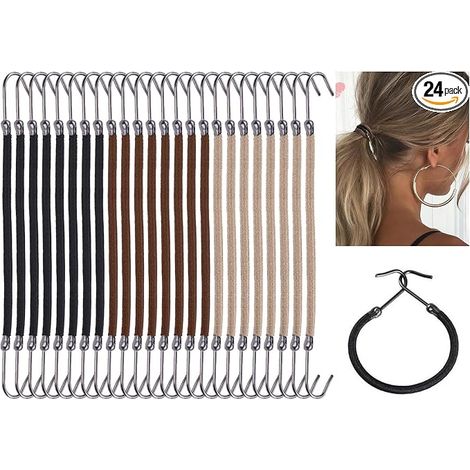 Ponytail Hooks, Elastic Hair Bands, Adjustable Hair Bands for Women (1/5)