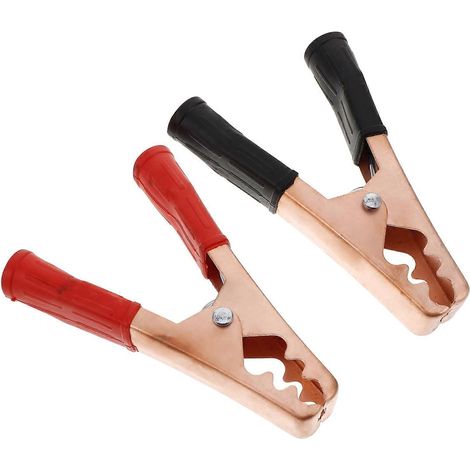 Compatible avec deux petites pinces crocodiles pour le raccordement des câbles de démarreur de voiture, y compris les câbles de batterie, etc. (1/5)