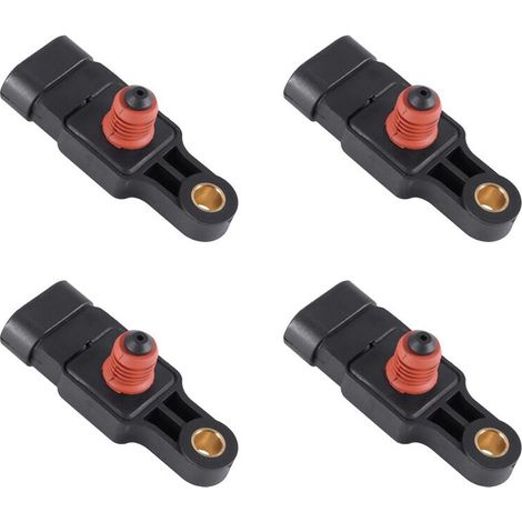 Adecuado para 4 sensores de presión absoluta del colector (MAP). Compatible con Aveo, Kalos, Matiz, Spark, Nubira, Lacetti, Daewoo y Tico. Tamaños: 0.8, 1.0, 1.2, 1.4. (96325870)