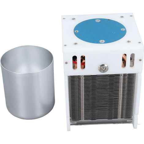 Ortviai Rafraîchisseur de Boissons 12 V pour Voiture, Camping ou Bureau – Refroidissement Rapide et Réglable, Aluminium