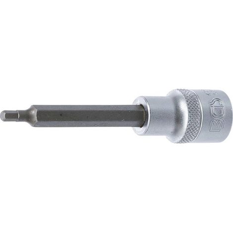 Douille à Embouts 100 mm - 12,5 mm (1/2), Six Pans Intérieurs 11 mm - Précision et Robustesse - D-Work