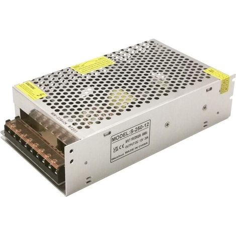 DC 12 V Schaltnetzteil AC 110 V/220 V auf DC 12 V 20 A 240 W Transformator für CCTV, LED-Leuchten (1/4)