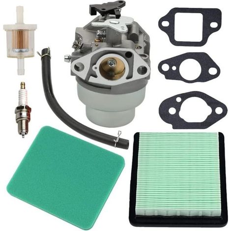 1 kit de couvercle de filtre à air de carburateur, tondeuse à gazon, coupe-bordures, bougies d'allumage, joint de bougie d'allumage de carburateur, filtre à air de carburateur, coque de bougie d'allum (1/4)