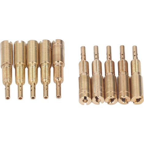 Kit de 10 jets lents de pilote de carburateur 1525 3040 métal pour Mikuni HS40 HSR42 HSR45 (1/4)