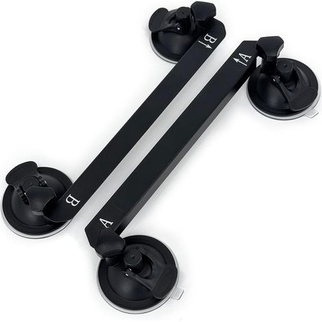 1 paire de supports à ventouse pour toit ouvrant et fenêtre, anti-vibrations, installation facile (1/4)