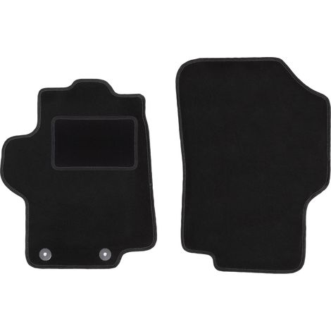Tapis avant noirs pour : Peugeot 1007 monospace (2004-2009)