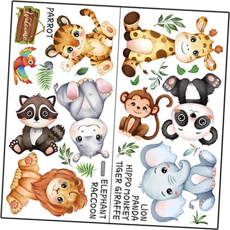 Stickers muraux Toyvian faciles à utiliser motif animal de (1/5)