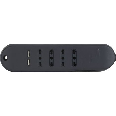 Ciabatta Multipresa 4 Prese Bipasso 10/16A 2 USB Bticino 3636GBU (1/5)