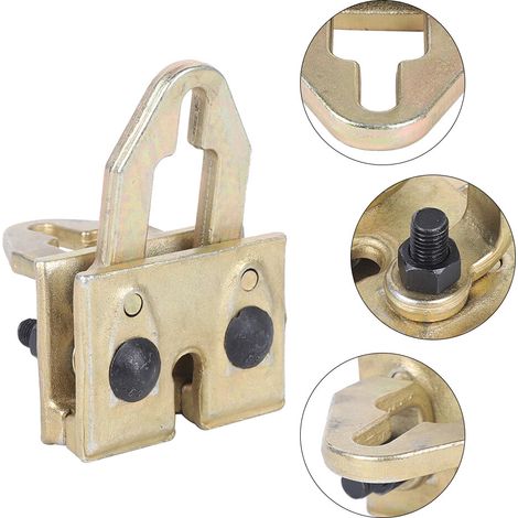 YISSALE -Outillage -Clé de carrosserie à 5 tonnes avec support de traction, clé de traction double direction pour l'alignement de carrosseries automobiles (1/5)