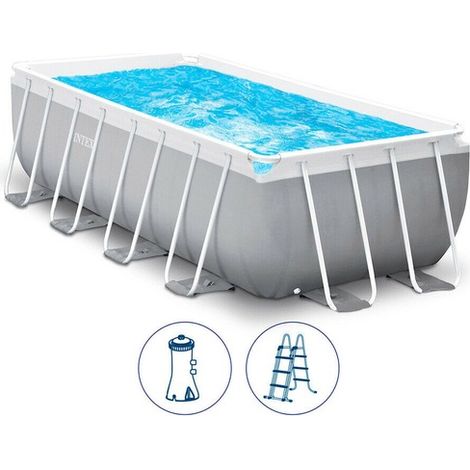 Piscina fuori terra Intex Prisma Frame con Pompa filtro Scaletta 400x200Xh122 cm INTEX 26790 NP