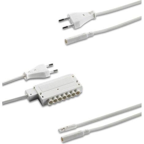 Netzanschlussleitung 2,0 m für LED Lichtleiste ModuLite F, Netzkabel (1/5)