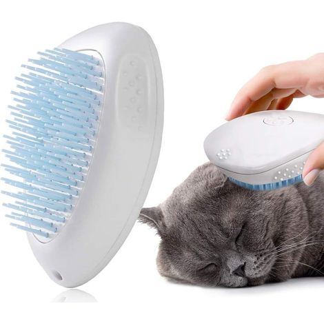 Spazzola per gatti, spazzola per gatti a pelo corto, spazzola per gatti, spazzola per cani, spazzola per cani, per cani e gatti, spazzola da bagno massaggiante per la toelettatura, rimuove il pelo mor (1/5)