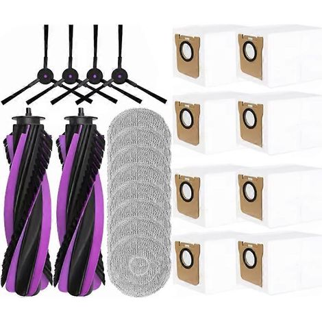 22-teiliges Set für den JONR P20 PRO Saugroboter: Hauptbürste, Seitenbürste, Reinigungstuch und Staubbeutel. (1/5)