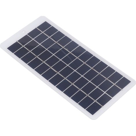 5-W-12-V-Polykristallin-Silizium-Solarpanel mit hoher Lichtdurchlässigkeit, tragbares Solarpanel-Ladegerät für Straßenbeleuchtung (1/5)