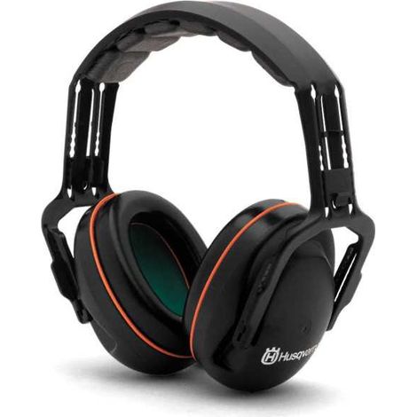 Husqvarna – Casque auditif réglable – Réduction sonore 27dB – Conforme norme EPI EN 352-1 – Serre-tête extra large avec garniture souple (1/2)