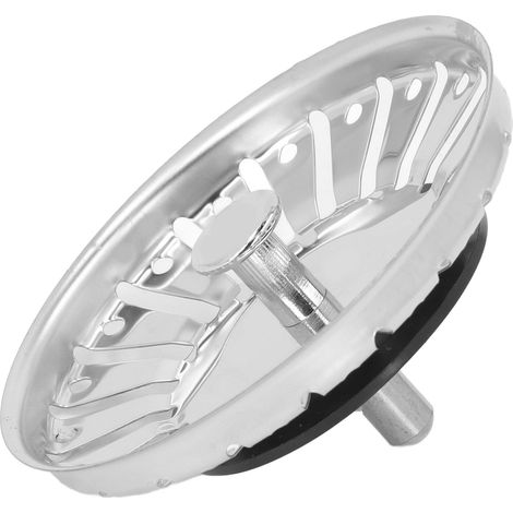 Panier égouttoir pour évier de cuisine, en acier inoxydable épais, bouchon pour évier de cuisine à domicile (1/5)