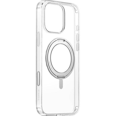 Custodia magnetica Baseus SkyRing 360° per iPhone 16 Pro con supporto (trasparente)