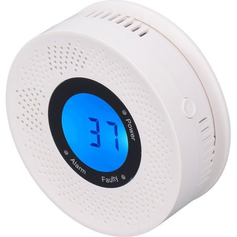 CO-Detektor mit Licht- und Tonalarm, Digitalanzeige, empfindlicher und schnell reagierender Kohlenmonoxid-Monitor für die Küche (1/5)