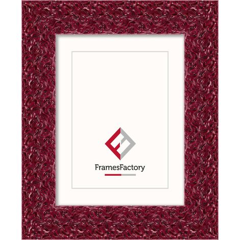 Cornice portafoto decorativa barocca Jula, 20 x 30 cm, rossa (1/5)