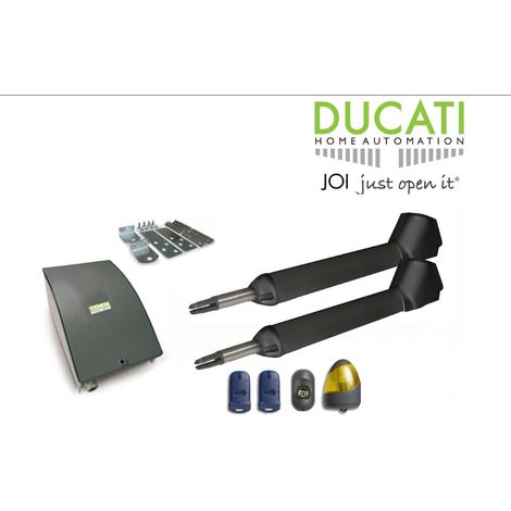 KIT SW7000T DUCATI HOME-AUTOMATION - AUTOMATISME DE PORTAIL - 2 VANTAUX DE 5,2 M DE LONGUEUR TOTALE / 520 KG