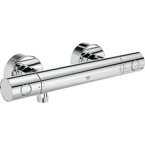 Grohe Grohtherm 1000 Cosmopolitan M Termostato de ducha 1/2" Supersteel Infinity Finish, 34065DC2