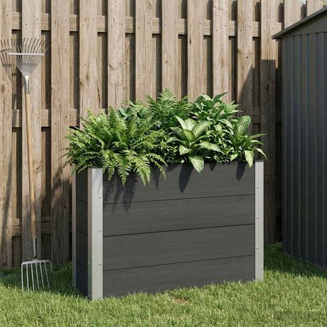 Teenpull – Hochbeet Schwarz 100 x 30 x 72 cm (1/5)