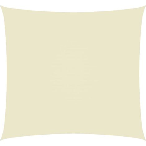 vidaXL Sunshade Sail Oxford Fabric Rectangular 2,5x3 m Cream (1/5)