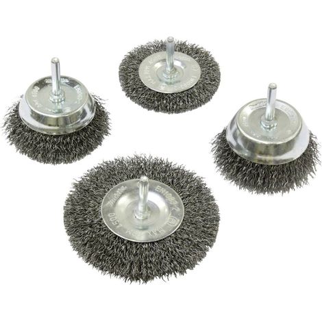 Makita Kit spazzole rotonde 4 pz. Acciaio D-65729 1 pz.