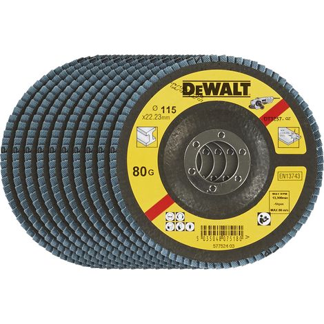 Disco de láminas, Ø115 mm, grano 80, Cóncavo DeWalt DT3257-QZ