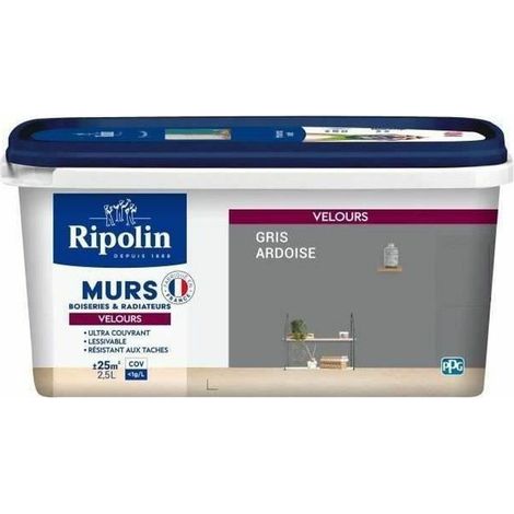Ripolin Velours Farbe Graugrün 2,5L Innen