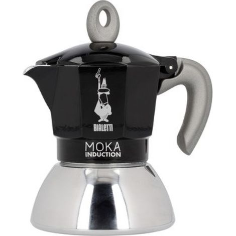 Bialetti New Moka Induction 6tz Caffettiera Nera (1/5)