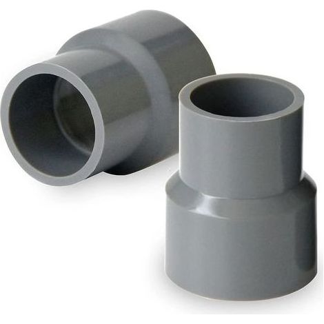 Tinor – Raccord pour gouttière en PVC 50 x 40 mm – Résistant aux UV et chocs – Installation facile par collage – Pour drainage et évacuation (1/5)