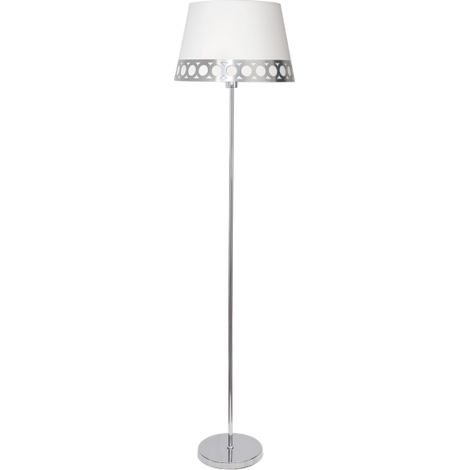 FAB 114841010 Dalia Wohnzimmerboden 1xe27 Weiß / Silber