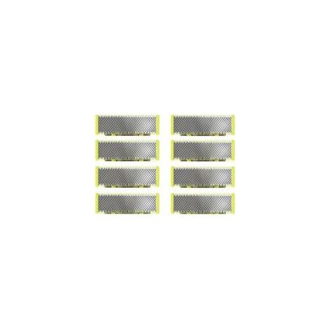 Ahlsen-kompatible Ersatzklingen für OneBlade Elektrorasierer/Trimmer, robuster Edelstahl, zum Trimmen, Stylen und Rasieren, 8er-Pack (1/5)