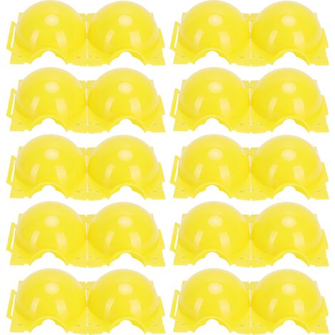 Boîte de Propagation Haute Pression pour Boutures, Balles de Greffage Réutilisables Jaune Taille S - Lot de 10 Pièces (1/5)
