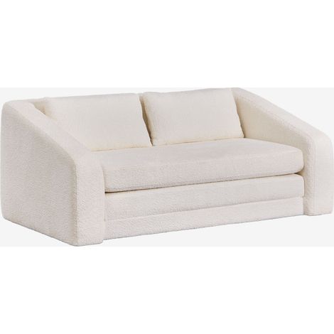 SKLUM Dalila 2-Sitzer-Schlafsofa aus Bouclé-Stoff                                   
