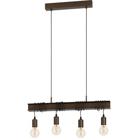 Suspension luminaire 4, lustre chambre vintage et industriel (1/5)