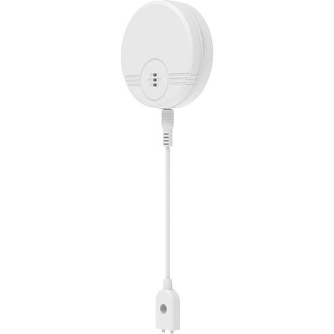 Water detector, 135 dB alarm, flood sensor for basements, bathrooms, laundry rooms, kitchens, garages and attics (6F22/9 V batteries included) (1 pack) MUMU (1/4)