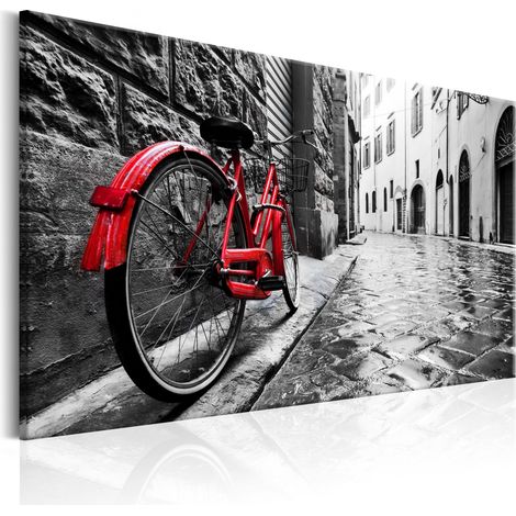 Quadro - Vintage Red Bike - 60x40 (1/4)